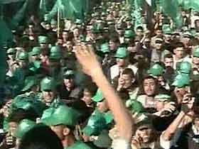 Митинг ХАМАС. Фото: НТВ