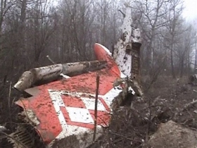 Обломки Ту-154, разбившегося под Смоленском. Фото: svobodanews.ru