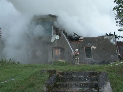 Пожар в диспансере. Фото с сайта новгородского ГУ МЧС. 