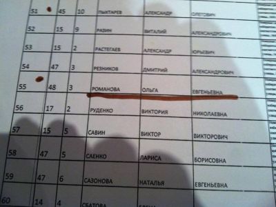 Список подписей кандидата в МГД Ольги Романовой. Фото: facebook.com