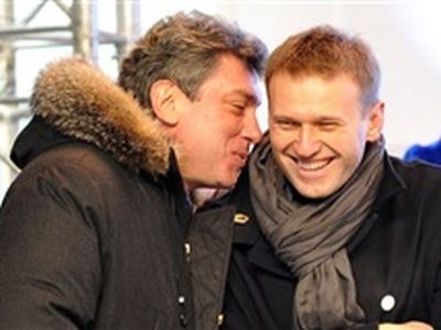 Навальный и Немцов. Фото: РИА "Новости"
