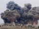 Сирия, авиационная атака. Фото: AP