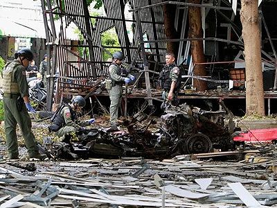 Взрыв в Таиланде. Фото: reuters.com