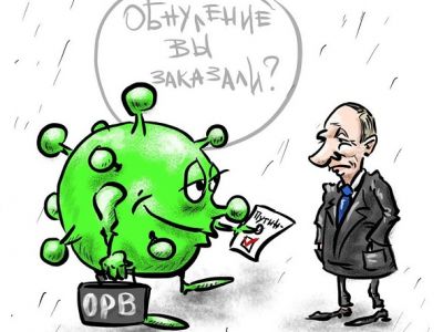 Коронавирус, Путин и "обнуление". Карикатура А.Петренко: petrenko.uk