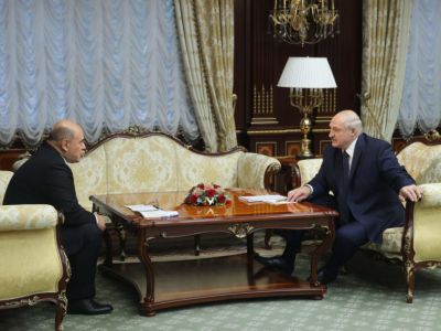 Переговоры Мишустин — Лукашенко, 3.09.2020. Фото: postnews.by